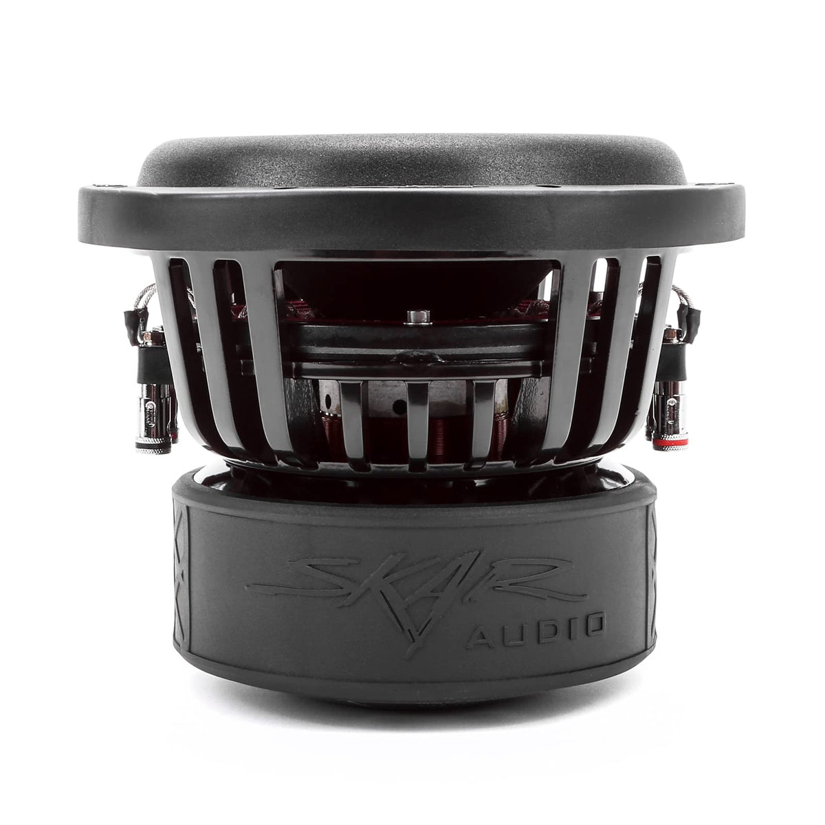Skar Audio EVL-8 D2 magnet assembly featuring 122 oz ferrite magnet.