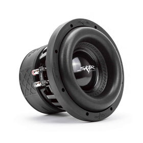 Skar Audio EVL ported box installed in a vehicle for deep bass