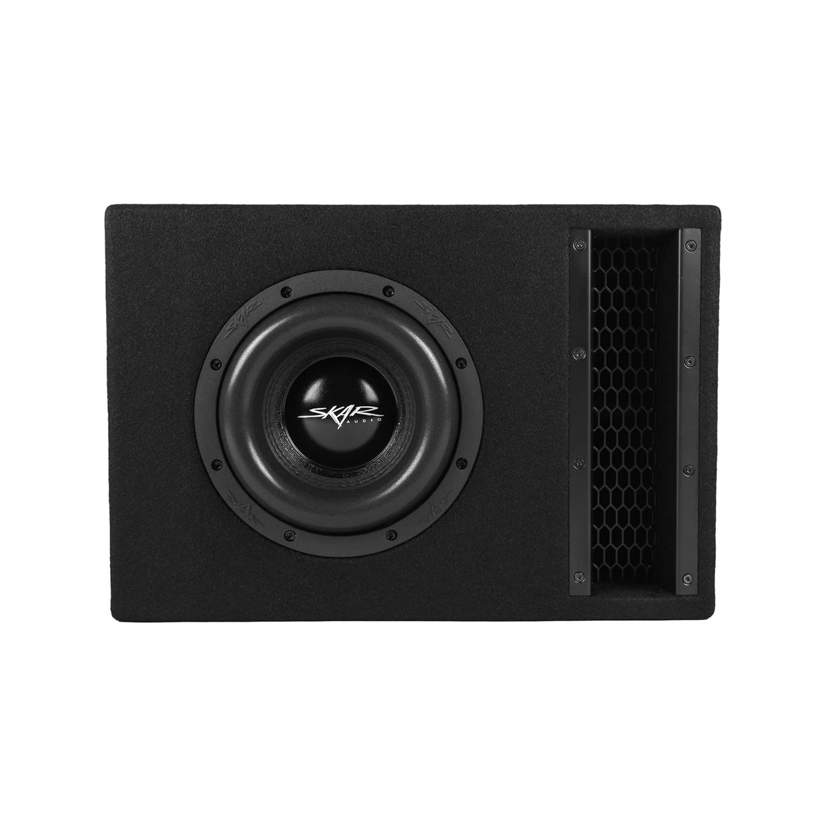 Skar Audio EVL ported enclosure assembly ready for installation