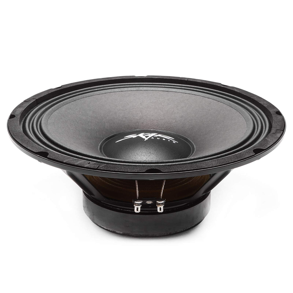 Skar Audio FSX10 ferrite magnet assembly showing solid build for reliable power handling