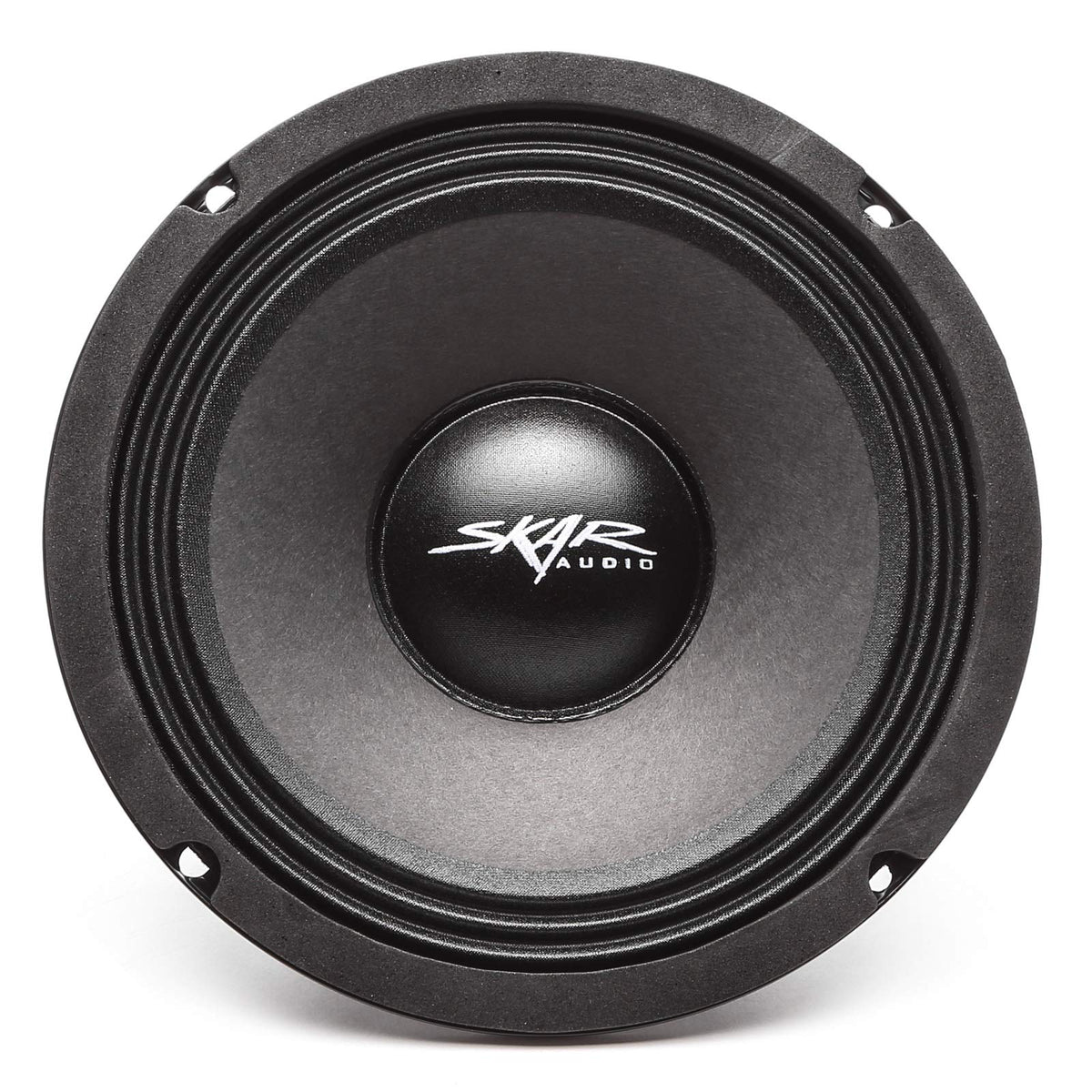 Skar Audio FSX8-8 magnet back showing ferrite motor, durable long-term performance