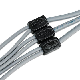 Skar Audio label and specs tag showing product ID for easy identification and planning