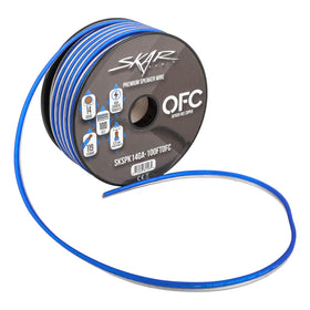 Skar Audio wire in a living room audio setup improving signal clarity and durability