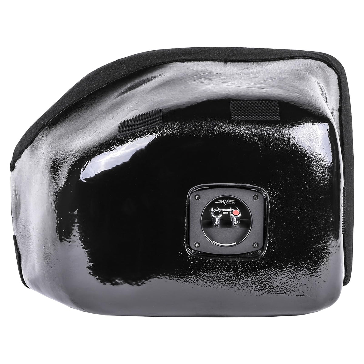 Skar Audio enclosure installed in Camry trunk with clean fit