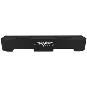 Pre-wired 1-ohm terminal cup on Skar Audio loaded enclosure