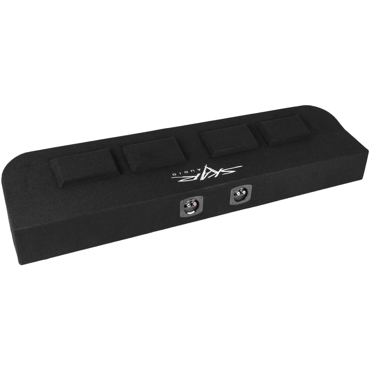 Skar Audio quad 8-inch enclosure cutout detail 7.5 inches for precise mounting
