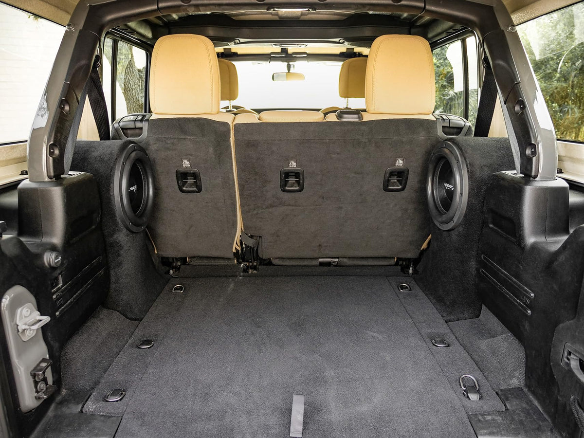 Skar Audio ready-to-install loaded enclosure simplifies Wrangler JL upgrades