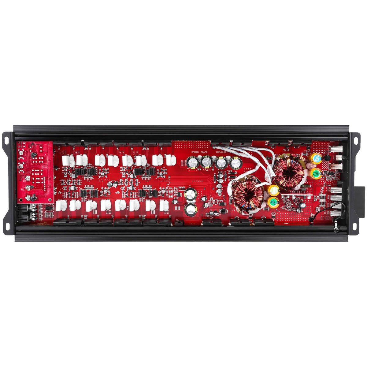 Skar Audio RP-150.4AB control panel with gain and crossover options