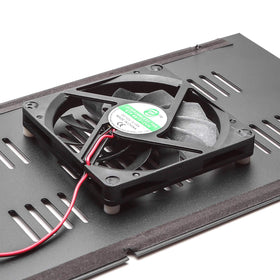 Skar Audio RP-150.4AB heat sink design for reliable cooling