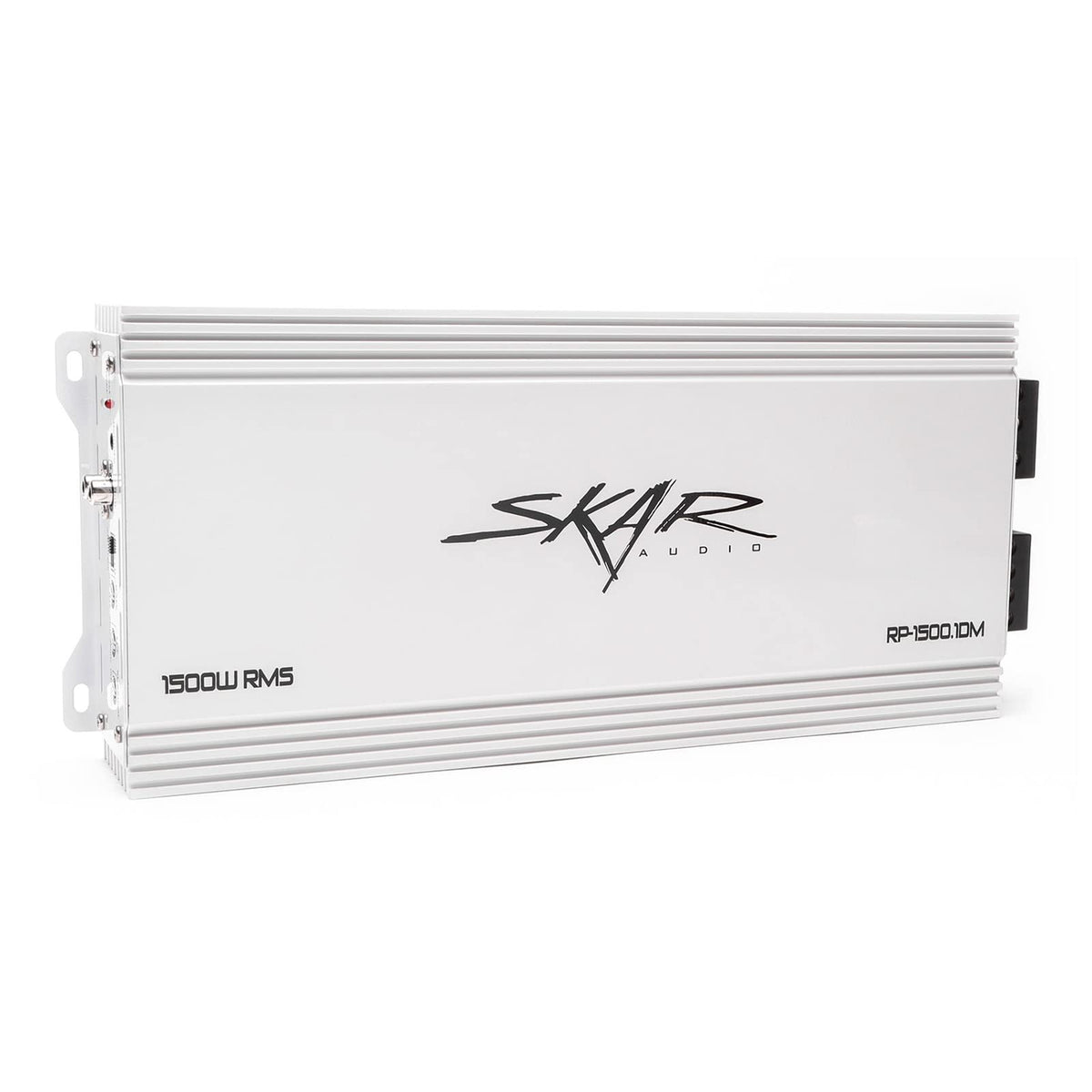 Skar Audio RP-1500-1DM front view for powerful boat audio systems.