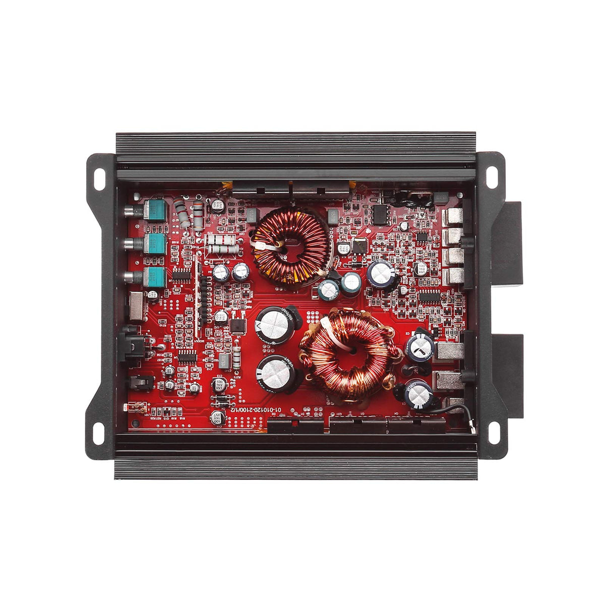Skar Audio RP-350-1D 8-gauge power and ground terminals enable maximum current flow.
