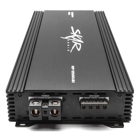 Skar Audio RP-3500.1D one-aught-gauge terminals enabling maximum current flow.