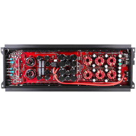 Skar Audio RP-4500.1D PCB layout demonstrates efficient signal paths for durable operation.