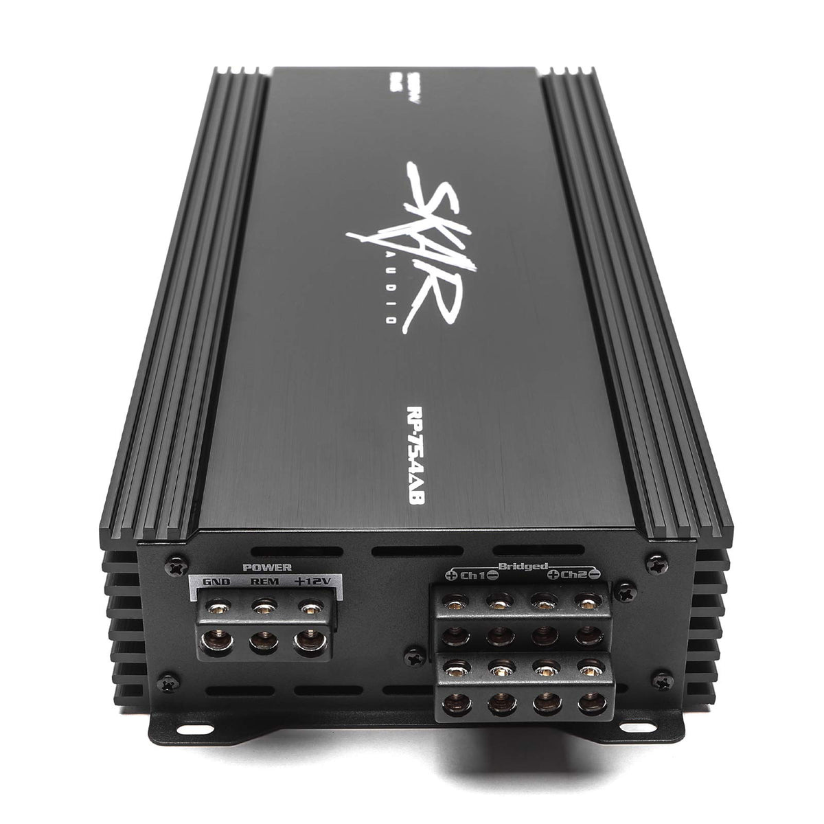 Skar Audio RP-75.4AB gain and tone controls for precise sound tuning
