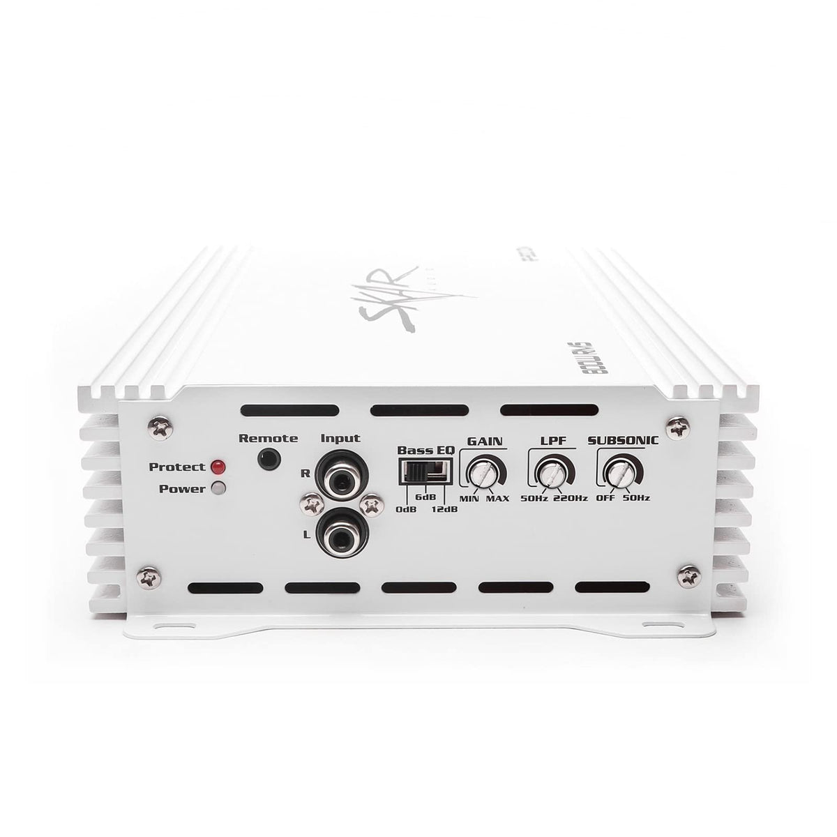 Skar Audio RP-800.1DM 4-gauge terminals support maximum current flow.