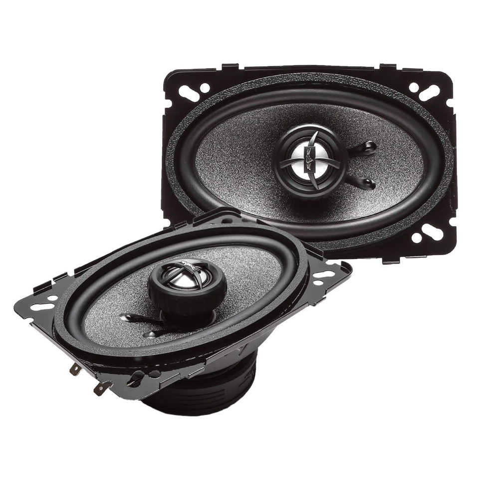 Skar Audio RPX46 front view showing grille and drivers for clear sound