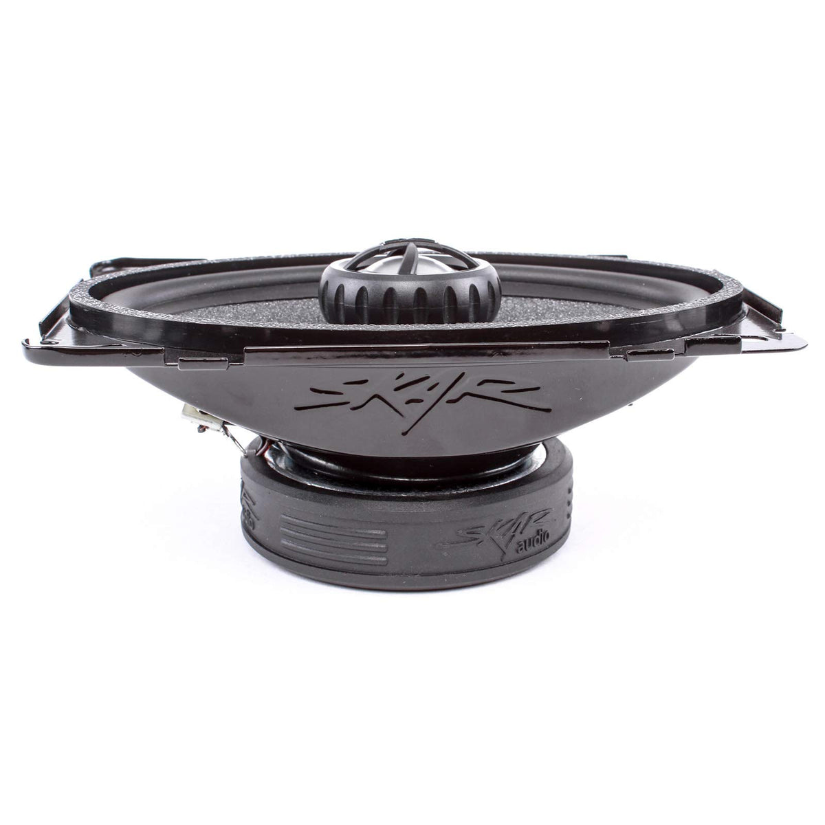 Skar Audio speaker side profile showing mounting depth for fit compatibility