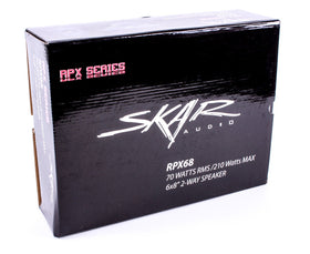 Skar Audio RPX68 pair ready to deliver balanced stereo imaging in a vehicle.