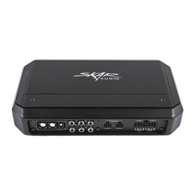 Skar Audio SA-125.4D front panel with accessible controls for precise tuning.