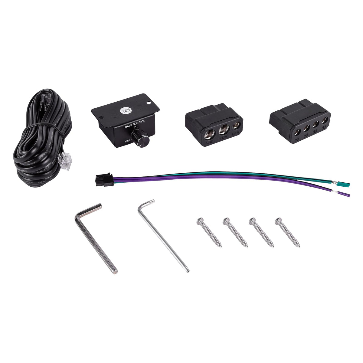 Skar Audio SA-1500.1D bass controls enable tailored subwoofer tuning
