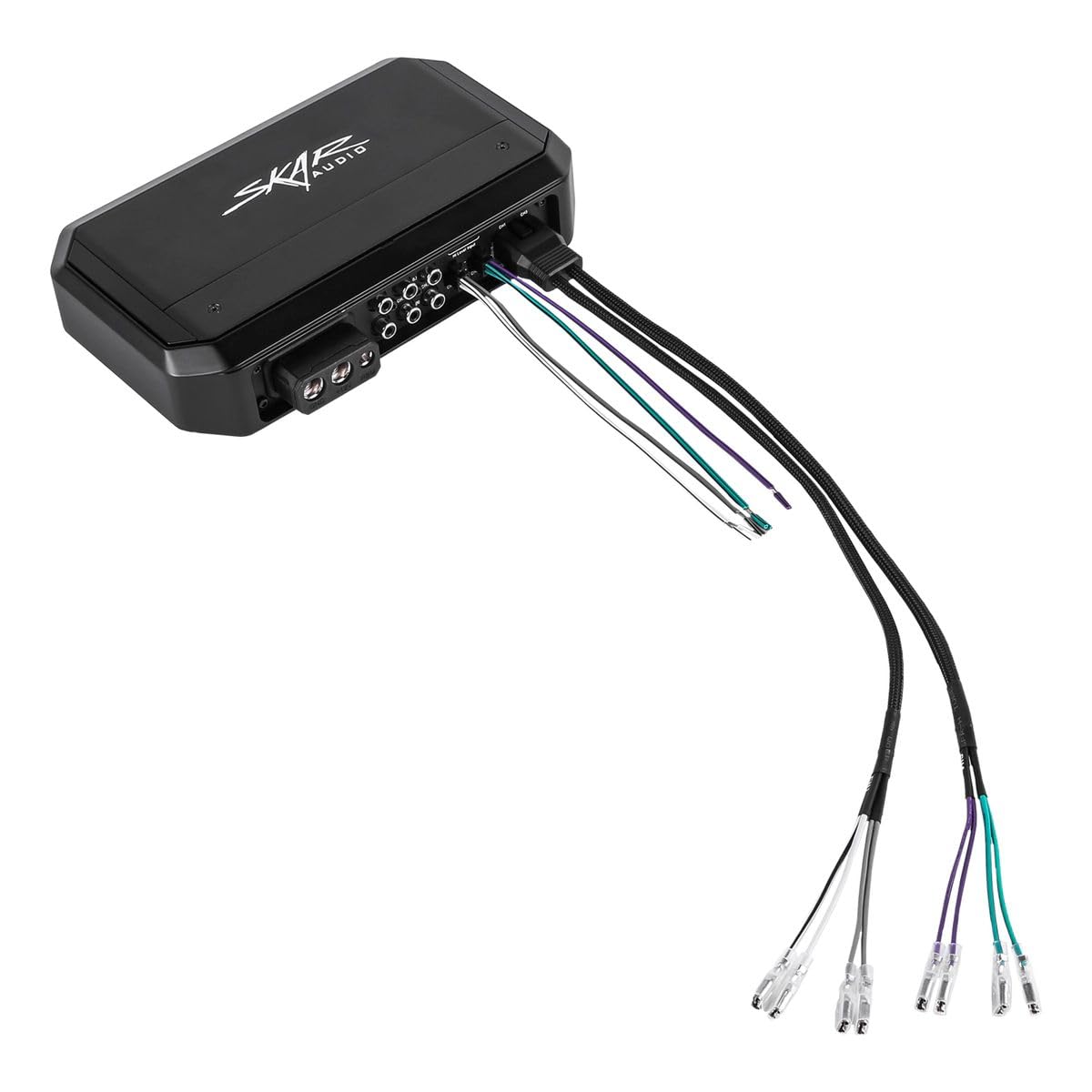 Skar Audio SA-50.4D bridged mode enables a dedicated sub setup.