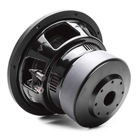 Skar Audio SDR-10 D2 profile shot, compact 10-inch woofer ready to upgrade cars.