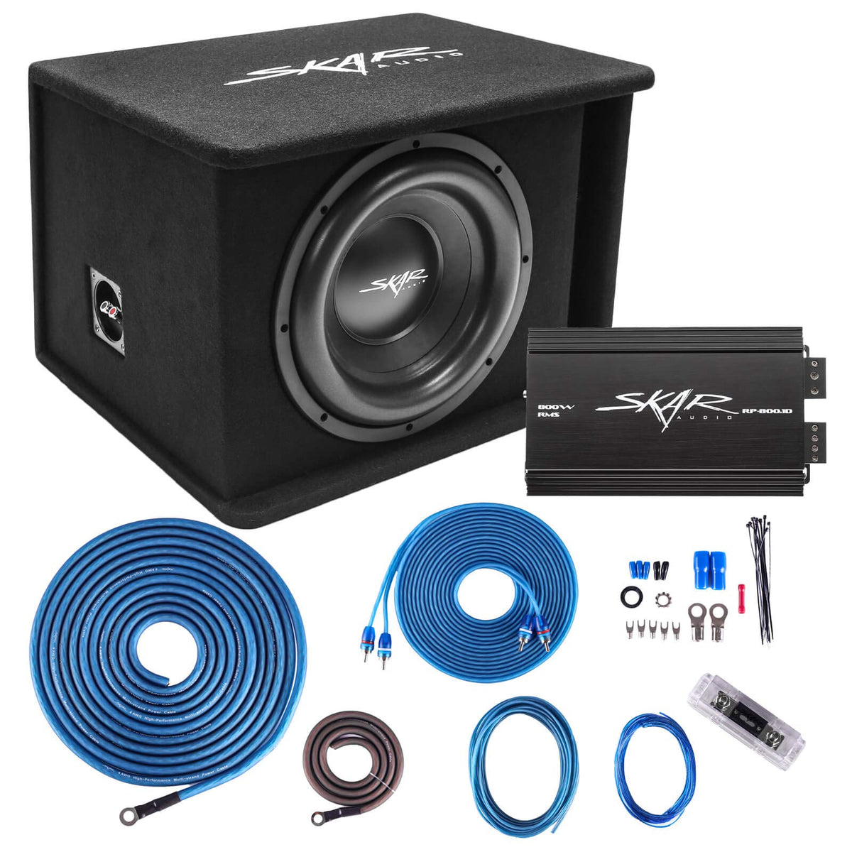 Skar Audio SDR 12 loaded subwoofer enclosure delivers deep, punchy bass for confident daily driving.