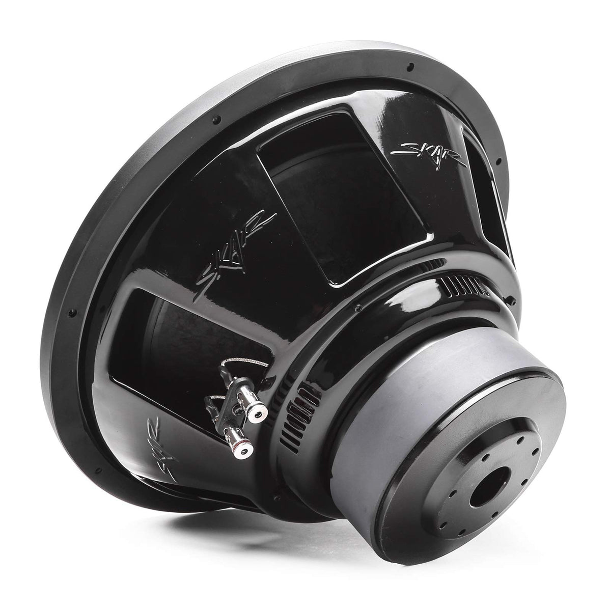 Ready-to-install Skar Audio SDR-15 D4 with mounting depth suitable for many builds.