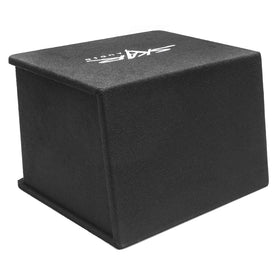 Skar Audio SDR-1X12D2 enclosed rear with ports emphasizes airflow and wiring ease