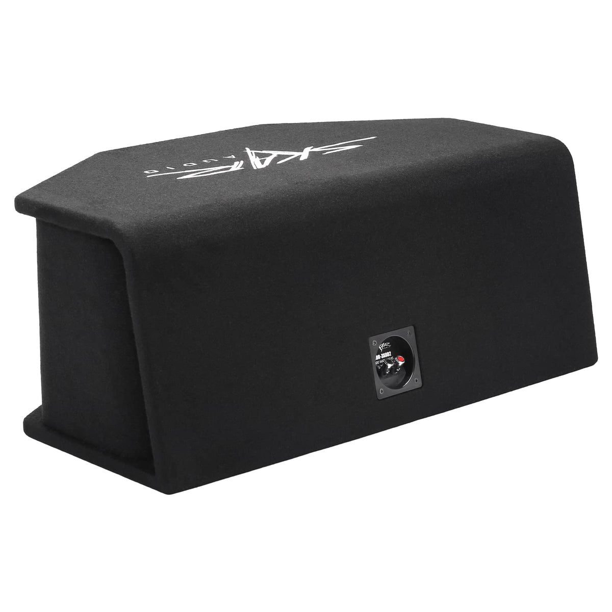 Skar Audio SDR-3X8D2 back view shows a single terminal cup for easy wiring