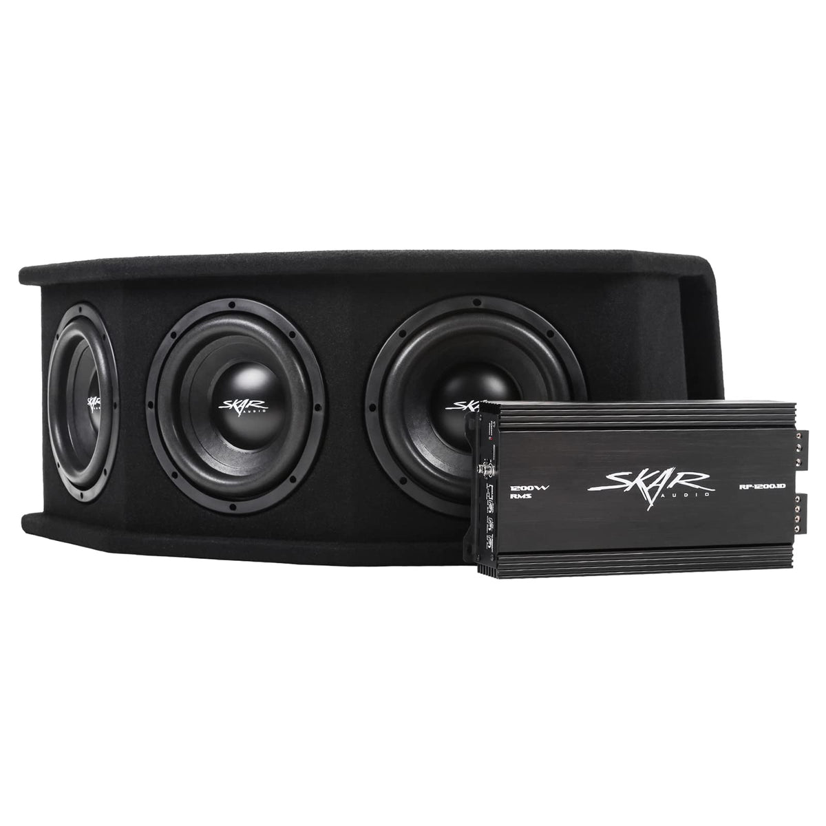 Skar Audio SDR-3X8D2 triple-8 driver delivers clean bass.