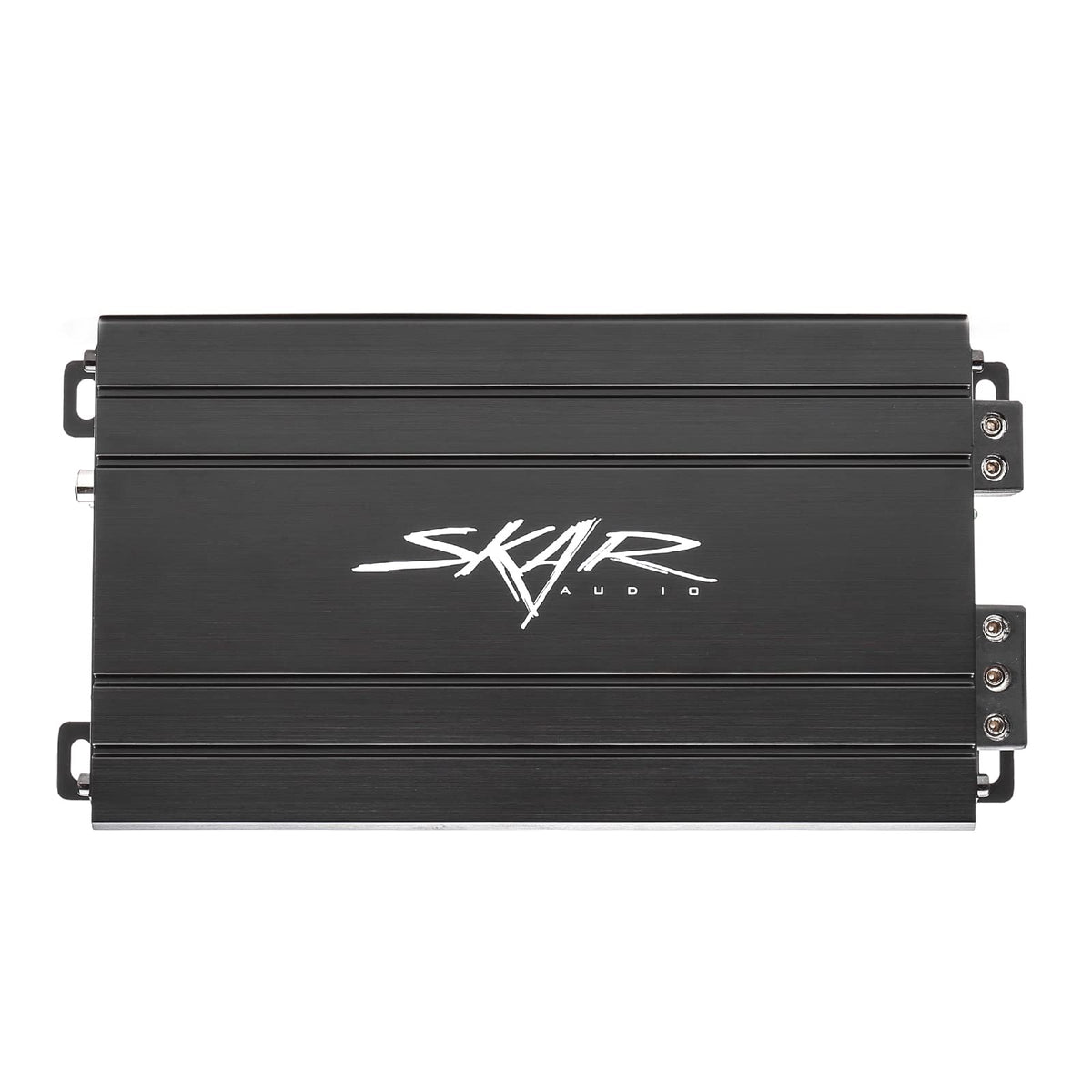 Skar Audio SK-M9005D front view shows a compact chassis for tight spaces.