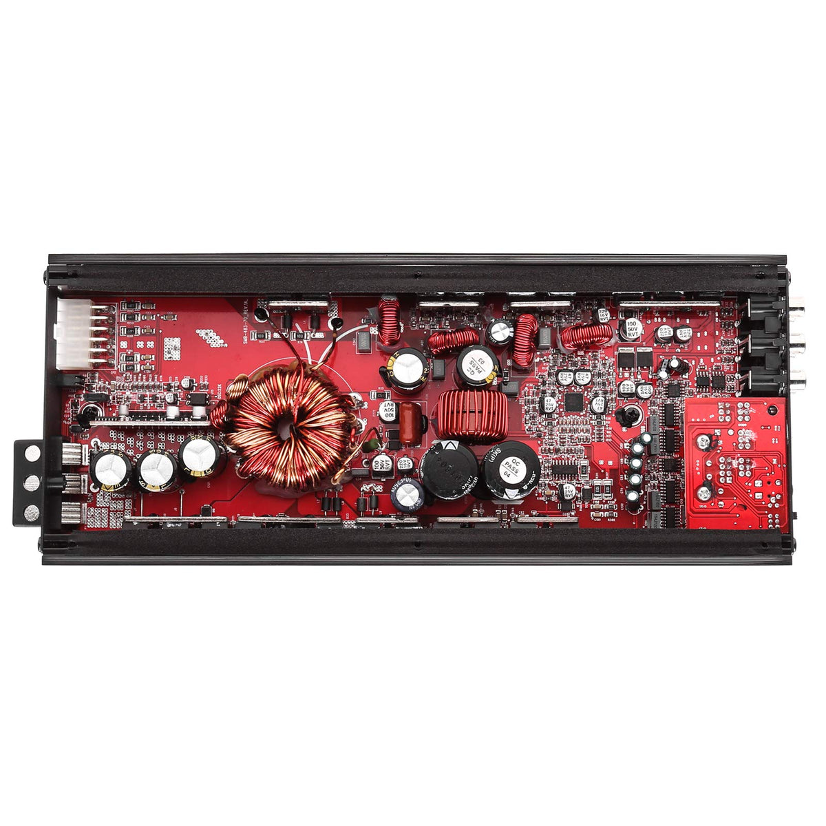 Skar Audio SK-M9005D power and ground terminals provide solid power delivery.