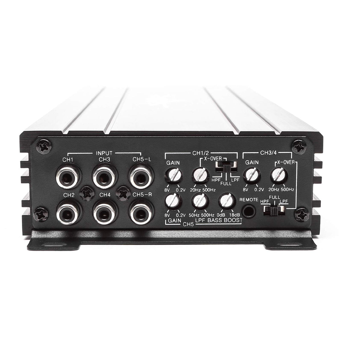 Skar Audio SK-M9005D remote bass knob enables dash control of bass levels.