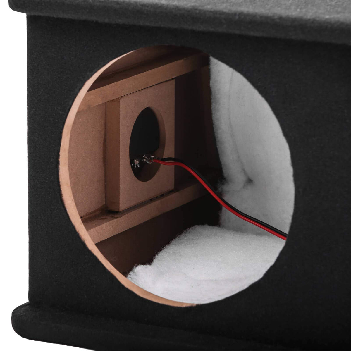 Skar Audio SK1X10V internal poly-fill expands sound depth and body