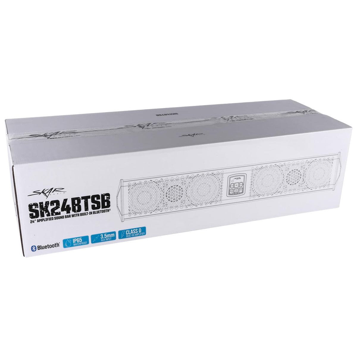 Skar Audio SK24BTSB 10A ATC fuse included for safe setup
