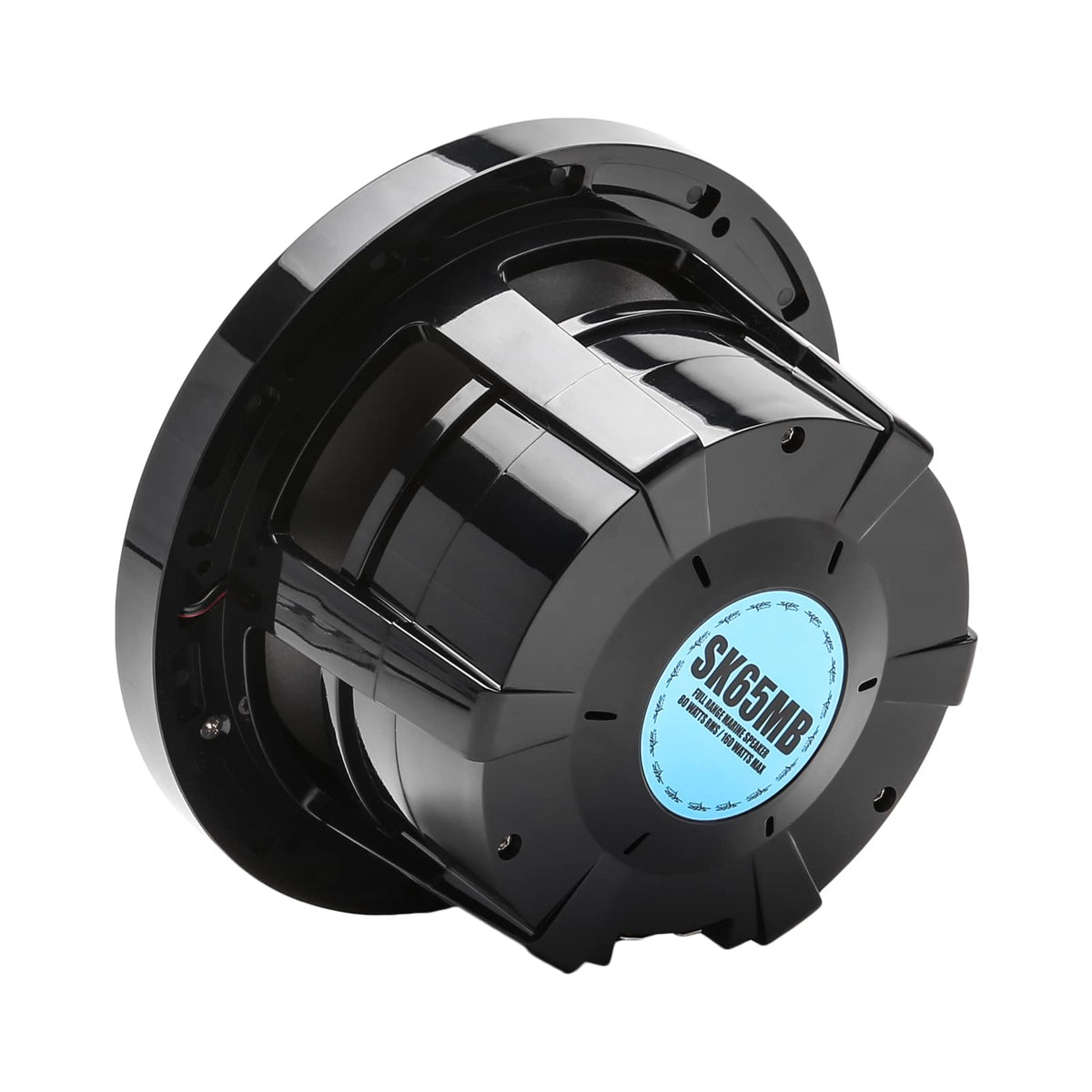 Skar Audio SK65MB four ohm impedance supports efficient power transfer from marine amplifiers.