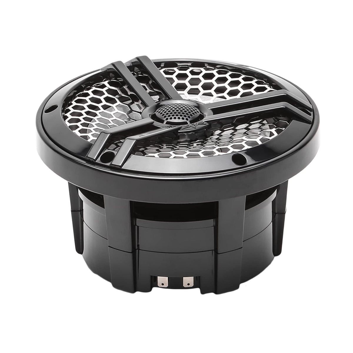 Skar Audio SK65MB marine grade cone design resists harsh conditions for durable coastal outings.