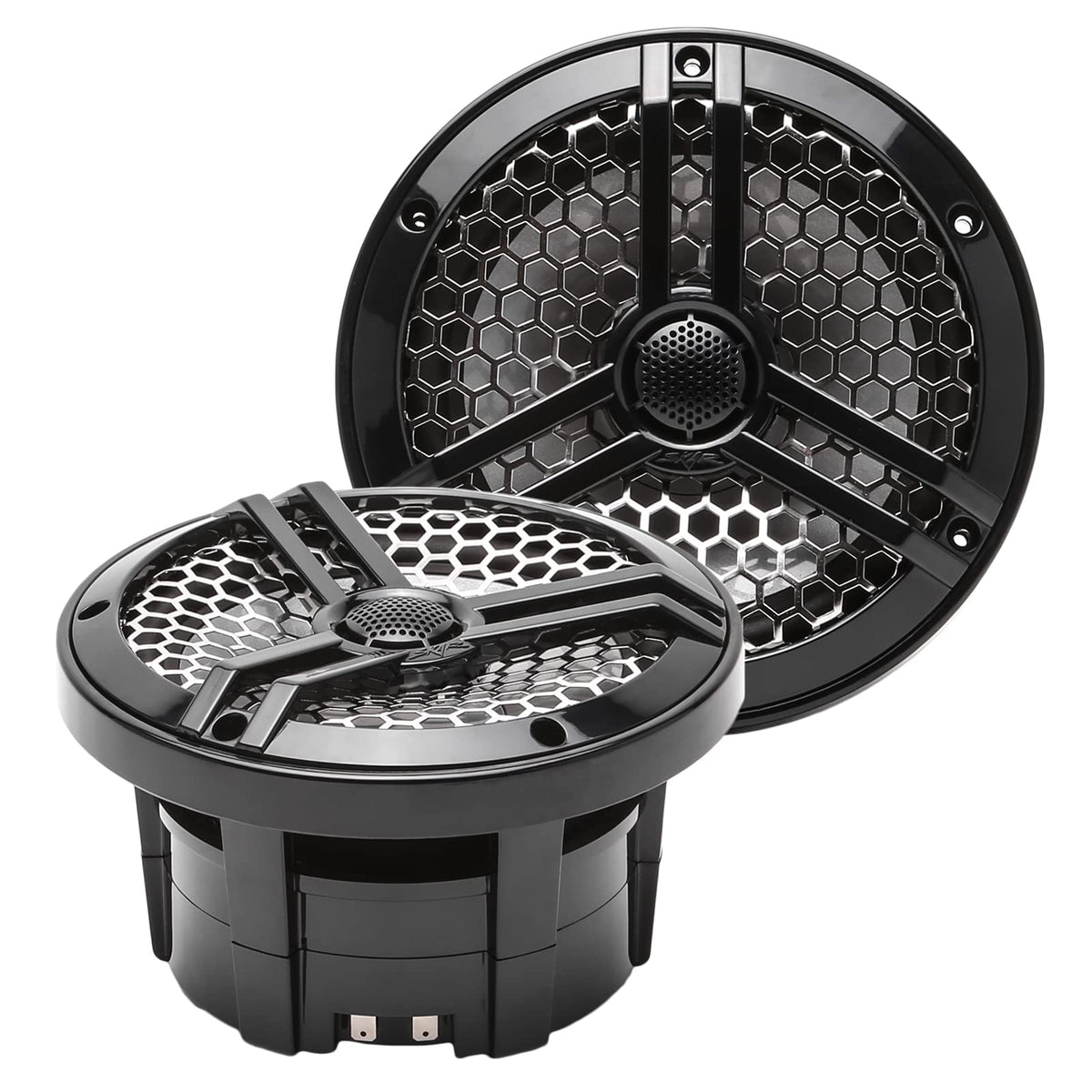 Skar Audio SK65MB marine speaker pair delivering bold, clear sound on water adventures.