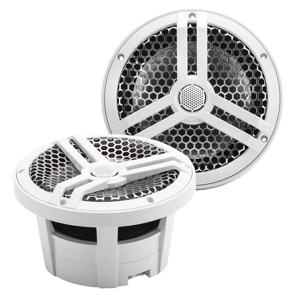 Skar Audio SK8M 8-inch mid-woofer cone for durable marine performance.