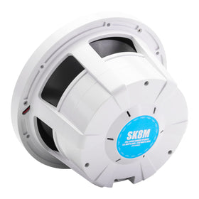 Skar Audio SK8M white grille design for a clean, weather-ready look.