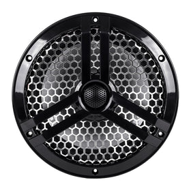 Close-up of SK8MB cone detail showing durable microfiber mid-woofer material.