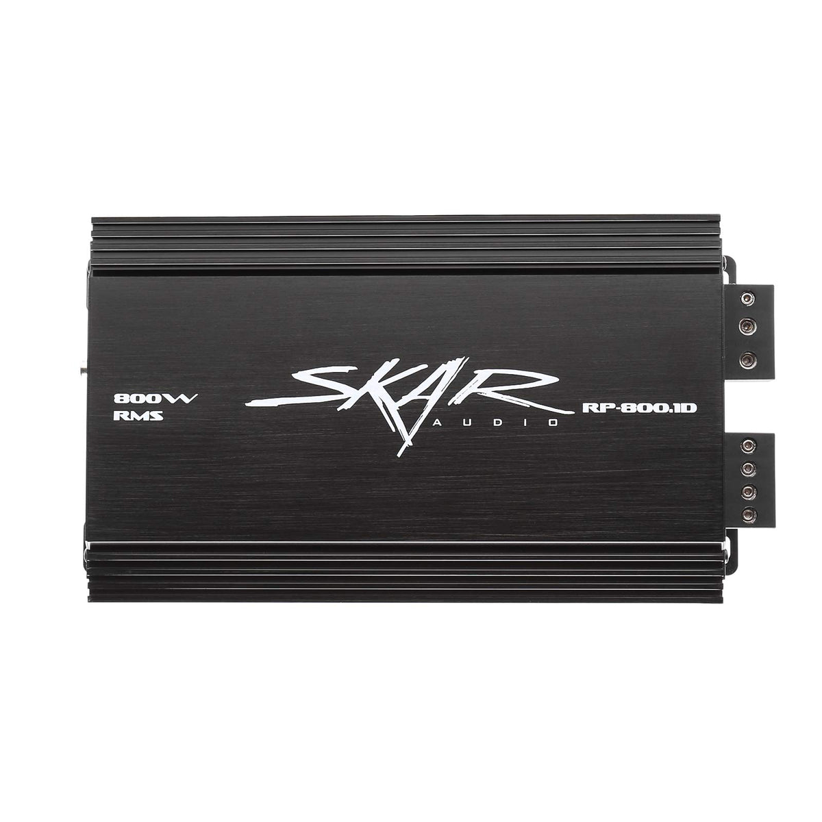Skar Audio SKAR4ANL-OFC wiring kit prepared for clean power connections.