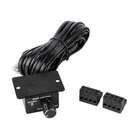 Skar Audio SKE2LOC packaging with remote control and accessories included