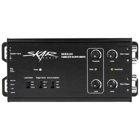 Skar Audio SKE2LOC rear panel with clean wiring terminals for reliable connections
