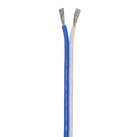Skar Audio soft touch blue-white jacket supports easy routing and durable installs.