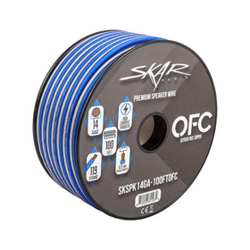 Skar Audio close-up of multi-strand oxygen-free copper for improved conductivity