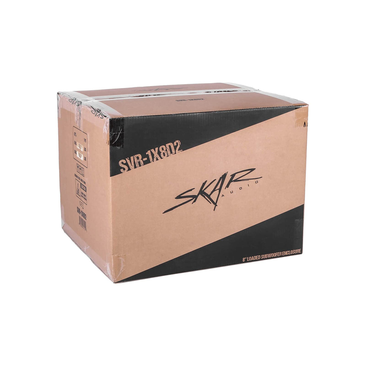 Skar Audio SVR-1X8D2 compact enclosure fits small trunks while delivering solid bass.