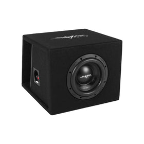 Skar Audio SVR-1X8D2 front view, a compact loaded enclosure ready for enhanced truck bass.