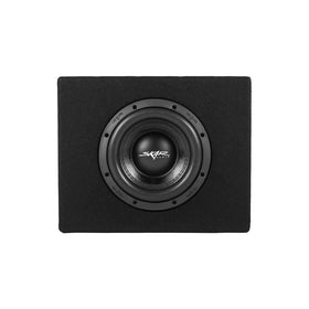 Skar Audio SVR-1X8D2 side profile shows space-efficient design for tight installations.